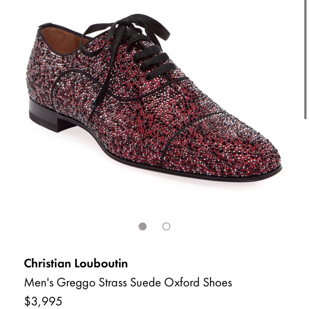 Christian Louboutin Greggo Strass 41 - Picture 2 of 10